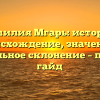Фамилия Мгарь: история, происхождение, значение и правильное склонение – полный гайд