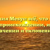 Фамилия Мебус: всё, что нужно знать о происхождении, истории, значении и склонении!