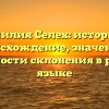 Фамилия Селех: история и происхождение, значения и особенности склонения в русском языке