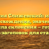 Фамилия Слижевский: история происхождения, значение и правила склонения — готовый SEO-заголовок для статьи.