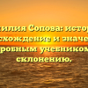Фамилия Сопова: история, происхождение и значения с подробным учебником по склонению.