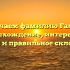 Изучаем фамилию Гамаз: происхождение, интересные факты и правильное склонение