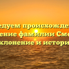 Исследуем происхождение и значение фамилии Смекун: склонение и история