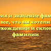 История и значение фамилии Панин: все, что вы хотели знать о происхождении и склонении фамилии