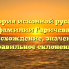 История исконной русской фамилии Гаричева: происхождение, значение и правильное склонение