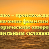Отрошко — происхождение и значение фамилии с историческим обзором и правильным склонением