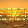 Полный гайд: происхождение, история и склонение фамилии Суворов — интересные факты и значимость для современности