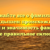 Узнайте все о фамилии Карандышев: происхождение, история и значимость фамилии, а также правильное склонение
