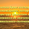 Фамилия Брао: исследуем происхождение, историю и структуру фамилии для понимания ее значения и правильного склонения