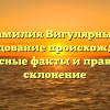 Фамилия Вигулярный: исследование происхождения, интересные факты и правильное склонение