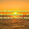 Фамилия Жоров: происхождение, значение и склонение — история, которую нужно знать каждому!