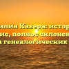 Фамилия Кабера: история и значение, полное склонение для поиска генеалогических связей