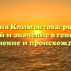 Фамилия Климонтова: родство с историей и значение в генеалогии, склонение и происхождение