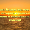 Фамилия Кожо: все, что нужно знать об истории, происхождении, значении и склонении этого имени!