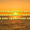 Фамилия Курсевич: история, происхождение и значение, узнайте как правильно склонять