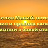 Фамилия Макий: история, значения и правила склонения фамилии в одной статье