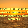 Фамилия Мехеев: происхождение, история и значение | Как правильно склонять фамилию Мехеев?