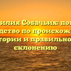 Фамилия Собачьих: полное руководство по происхождению, истории и правильному склонению