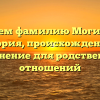 Изучаем фамилию Могильная: история, происхождение и склонение для родственных отношений