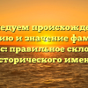 Исследуем происхождение, историю и значение фамилии Павлис: правильное склонение исторического имени