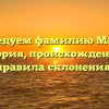 Исследуем фамилию Маймо: история, происхождение и правила склонения!