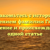 Познакомьтесь с историей и значением фамилии Гнуни: склонение и происхождение в одной статье