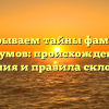Раскрываем тайны фамилии Бакумов: происхождение, значения и правила склонения