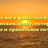 Узнайте все о фамилии Бунеску: происхождение, история, значение и правильное склонение!