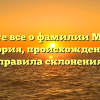 Узнайте все о фамилии Муника: история, происхождение и правила склонения