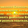 Фамилия Кнюппель: происхождение, история и значение – все, что важно знать. Как склонять фамилию Кнюппель в разных падежах.