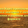 Фамилия Курч: происхождение, история и значение + склонение фамилии в удобном для вас формате