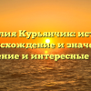 Фамилия Курьянчик: история, происхождение и значение, склонение и интересные факты