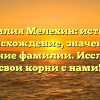 Фамилия Мелехин: история, происхождение, значение и склонение фамилии. Исследуйте свои корни с нами!
