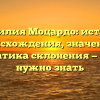 Фамилия Моцардо: история происхождения, значение и грамматика склонения — всё, что нужно знать