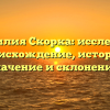 Фамилия Скорка: исследуем происхождение, историю, значение и склонение!