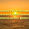Фамилия Тука: история и значения, склонение и происхождение фамилии