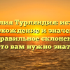 Фамилия Турляндия: история, происхождение и значение, а также правильное склонение – все, что вам нужно знать