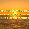Исследование фамилии Околов: происхождение, значимость и склонение в современном мире