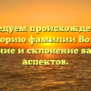 Исследуем происхождение и историю фамилии Волес: значение и склонение важных аспектов.