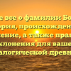 Узнайте все о фамилии Болвачев: история, происхождение и значение, а также правила склонения для вашей генеалогической древности