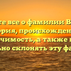 Узнайте все о фамилии Вертий: история, происхождение и значимость, а также как правильно склонять эту фамилию
