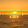 Фамилия Башлаев: история, значение и склонение фамилии от А до Я