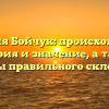 Фамилия Бойчук: происхождение, история и значение, а также секреты правильного склонения!