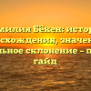 Фамилия Бёкен: история происхождения, значения и правильное склонение – полный гайд