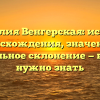 Фамилия Венгерская: история происхождения, значения и правильное склонение — всё, что нужно знать