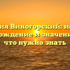 Фамилия Виногорский: история, происхождение и значение — все, что нужно знать