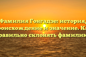 Фамилия Гонгадзе: история, происхождение и значение. Как правильно склонять фамилию?