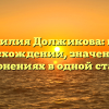 Фамилия Должикова: все о происхождении, значениях и склонениях в одной статье
