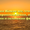 Фамилия Жомов: все, что нужно знать о происхождении, истории, значении и склонении фамилии