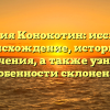 Фамилия Конокотин: исследуем происхождение, историю и значения, а также узнаем особенности склонения